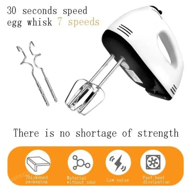 Electric Egg Beater Machine Hand Mixer Handheld Cake Egg Beater Cream Blender Cake Baking Tool