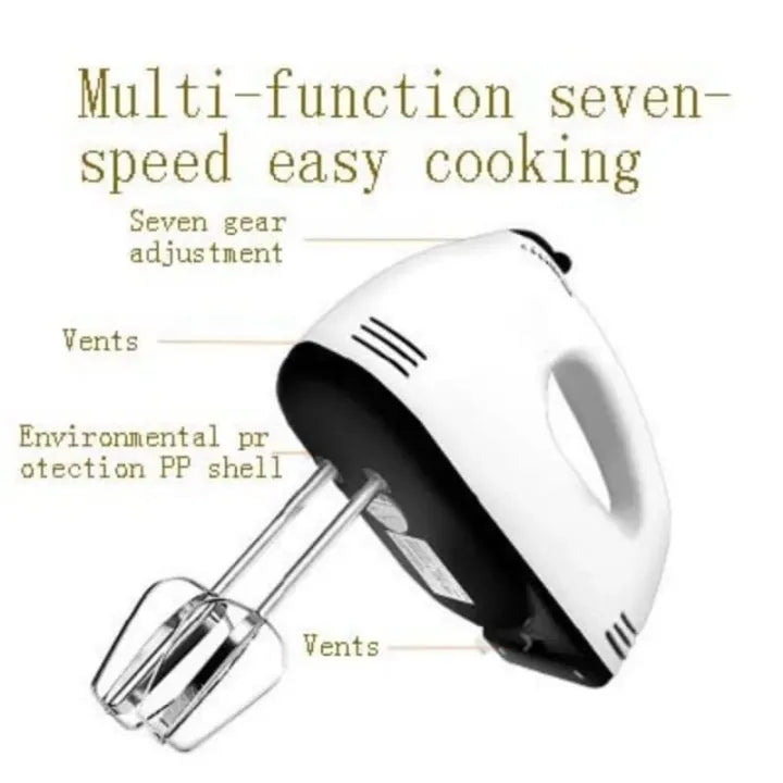 Electric Egg Beater Machine Hand Mixer Handheld Cake Egg Beater Cream Blender Cake Baking Tool